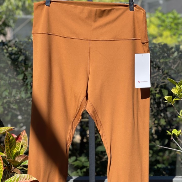 LULULEMON ALIGN HR PANT 28” (20) BROWN - Picture 1 of 8